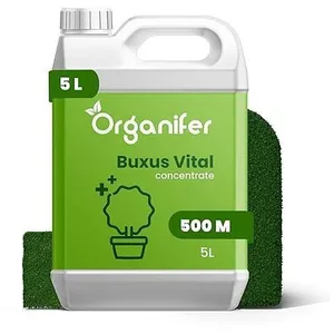 Comparateur de prix : Engrais - Organifer - Engrais Pour Haies - Buxus Vital - 5 L - Concentré Pour 500 Mètres De Haie