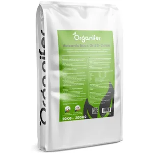 Comparateur de prix : Engrais - Organifer - Lavagrit Issu De Roches Originelles D'Eifel - 20 Kg Pour 200 M2