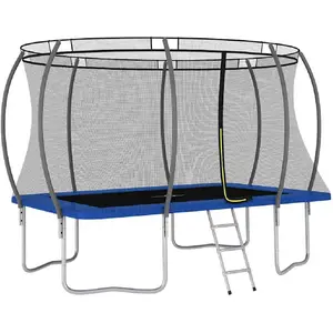 Comparateur de prix : vidaXL Ensemble de trampoline rectangulaire 335x244x90 cm 150 kg