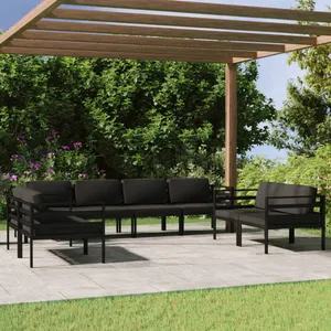 vidaXL Buffet Hill Gris 46x35x80 cm Bois de pin solide pas cher