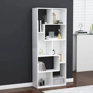 Comparateur de prix : vidaXL Bibliothèque Blanc 67x24x161 cm Bois d'ingénierie