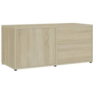 Comparateur de prix : vidaXL Meuble TV Chêne sonoma 80x34x36 cm Aggloméré