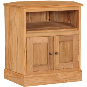 vidaXL Buffet d'angle 60x45x60 cm bois de teck massif pas cher