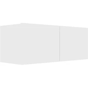 Comparateur de prix : vidaXL Meuble TV Blanc 80x30x30 cm Bois d'ingénierie