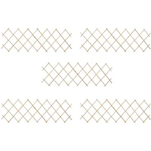 Comparateur de prix : vidaXL Clôture à treillis 5 pcs Bois de sapin 180x60 cm