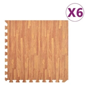Comparateur de prix : vidaXL Tapis de sol 6 pcs Grain de bois 2,16  Mousse EVA