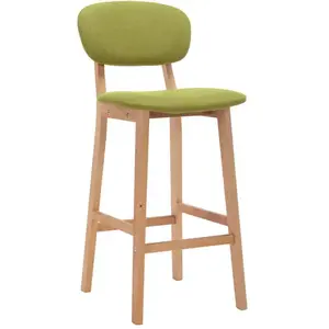 Comparateur de prix : vidaXL Tabourets de bar lot de 2 vert tissu