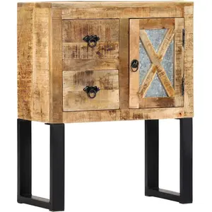 vidaXL Buffet 60 x 30 x 76 cm Bois de manguier massif pas cher