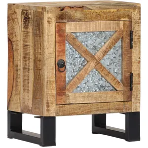 Comparateur de prix : vidaXL Table de chevet 40 x 30 x 50 cm Bois de manguier massif