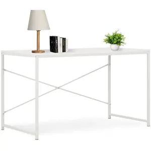 Vidaxl - Bureau d'ordinateur Blanc 120 x 60 x 70 cm Blanc pas cher