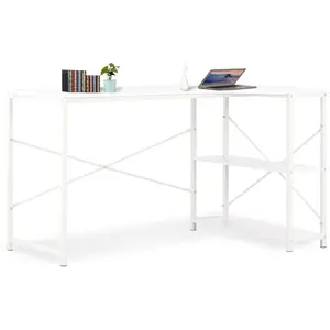 Comparateur de prix : vidaXL Bureau d'ordinateur Blanc 120 x 72 x 70 cm