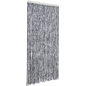 vidaXL Moustiquaire Argenté 100x220 cm Chenille pas cher