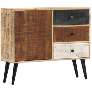 Comparateur de prix : vidaXL Buffet 88 x 30 x 73 cm Bois de manguier massif