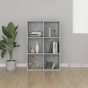 Comparateur de prix : vidaXL Bibliothèque/Buffet gris béton 66x30x98 cm bois d'ingénierie