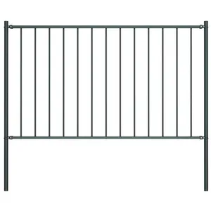 Comparateur de prix : vidaXL Panneau clôture poteau Acier enduit poudre 1,7x0,75m Anthracite