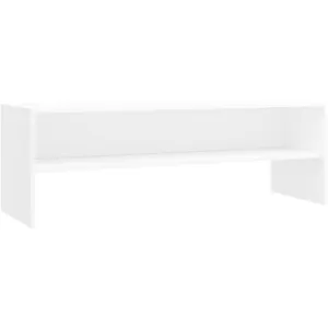 Comparateur de prix : vidaXL Meuble TV Blanc 120x40x40 cm Bois d'ingénierie