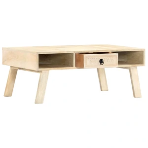vidaXL Table basse 100x60x40 cm Bois de manguier massif pas cher