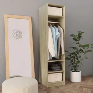 Comparateur de prix : vidaXL Garde-robe Chêne sonoma 50 x 50 x 200 cm Aggloméré