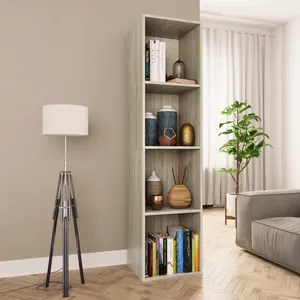 Comparateur de prix : vidaXL Bibliothèque/Meuble TV Chêne sonoma 36 x 30 x 143 cm Aggloméré