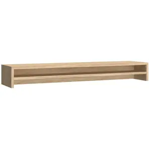 Comparateur de prix : vidaXL Support de moniteur Chêne Sonoma 100 x 24 x 13 cm Aggloméré