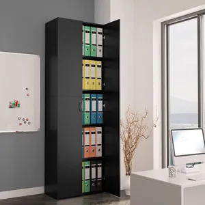 Comparateur de prix : vidaXL Armoire de bureau Noir 60 x 32 x 190 cm Aggloméré