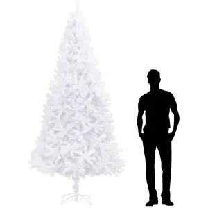 Comparateur de prix : vidaXL Sapin de Noël artificiel 300 cm Blanc