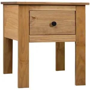 vidaXL Table de chevet 46x40x57 cm Pin Gamme Panama pas cher