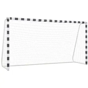 Comparateur de prix : vidaXL But de football 300x160x90 cm Métal Noir et blanc