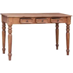 vidaXL Bureau avec tiroirs 117x57x75 cm bois de récupération massif 283909Vendu parvidaxl
