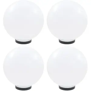 Comparateur de prix : vidaXL Lampes à LED sous forme de boule 4 pcs Sphérique 30 cm PMMA
