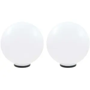 Comparateur de prix : vidaXL Lampes à LED sous forme de boule 2 pcs Sphérique 50 cm PMMA