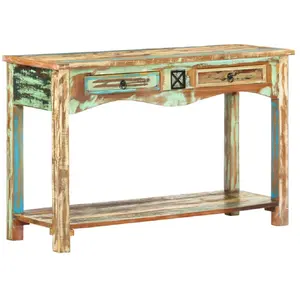 Comparateur de prix : vidaXL Table console 120x40x75 cm Bois solide de récupération