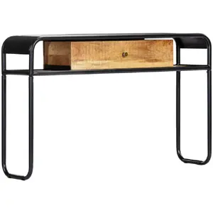 Comparateur de prix : vidaXL Table console 118 x 30 x 75 cm Bois de manguier massif