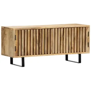 Comparateur de prix : Non communiqué vidaXL Meuble TV 90 x 30 x 40 cm Bois de manguier massif