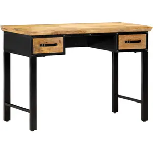 vidaXL Table d'écriture 110x50x76 cm Bois de manguier massifVendu parvidaxl