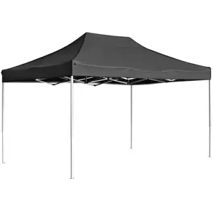 Comparateur de prix : vidaXL Tente de réception pliable Aluminium 4,5x3 m Anthracite