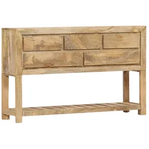 vidaXL Buffet 120 x 30 x 75 cm Bois de manguier massif pas cher