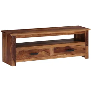 Comparateur de prix : vidaXL Meuble TV 118x30x40 cm Bois massif