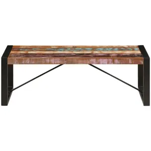 Comparateur de prix : vidaXL Table basse 120x60x40 cm Bois de récupération solide