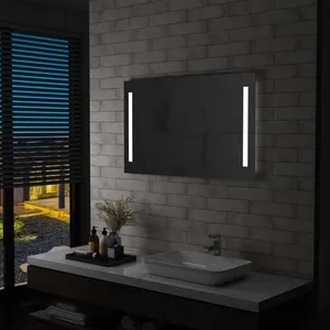 Comparateur de prix : vidaXL Miroir mural à LED pour salle de bains 100x60 cm