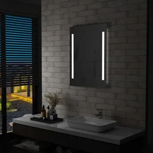 Comparateur de prix : vidaXL Miroir mural à LED pour salle de bains 60x80 cm