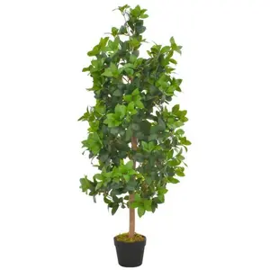 Comparateur de prix : vidaXL Plante artificielle avec pot Laurier Vert 120 cm