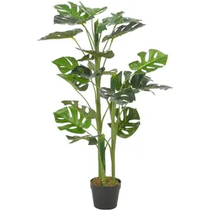 Comparateur de prix : vidaXL Plante artificielle avec pot Monstera Vert 100 cm