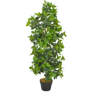 Comparateur de prix : vidaXL Plante artificielle avec pot Laurier Vert 120 cm