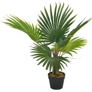 Comparateur de prix : vidaXL Plante artificielle avec pot Palmier Vert 70 cm