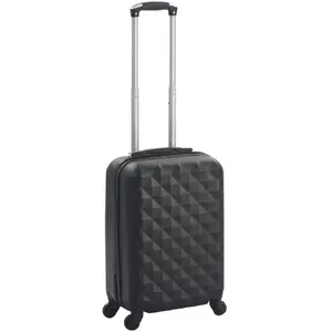 Comparateur de prix : vidaXL Valise rigide Noir ABS