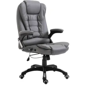 vidaXL Chaise de bureau Anthracite Similicuir pas cher