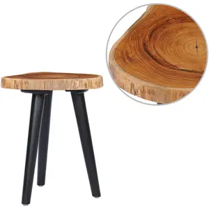 vidaXL Table basse 40x45 cm Teck solide pas cher