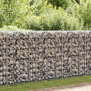 Comparateur de prix : vidaXL Mur à gabion avec couvercles Acier galvanisé 900 x 50 x 100 cm