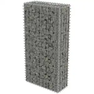 Comparateur de prix : vidaXL Mur en gabion avec couvercles Acier galvanisé 50 x 20 x 100 cm